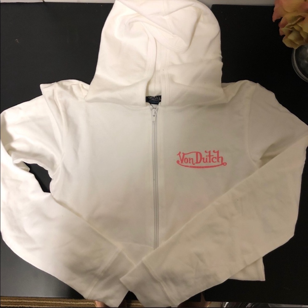 NWOT Von Dutch zipper hoodie